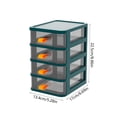 thumbnail image 3 of TIMIFIS Plastics Storage Cabinet, Office Supplies Storage Cabinet Polypropylene Material Storage Box Drawer Type Multi Layer Storage Rack Office Supplies Study Supplies, 3 of 6