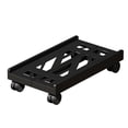 thumbnail image 2 of Adjustable Computer Tower Stand 1PC,16.93x11.02x2.76in,Mobile Desktop Rack with Locking Casters & Ventilated Base for Office Workstation Organization(Black), 2 of 8