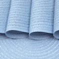 thumbnail image 4 of XINQIHANG Napperons Ronds Tressés, Ensemble de 4, Lavables, Napperons Ronds de 15 Pouces pour Tables à Manger (Bleu Pâle, 4), 4 of 6