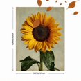 thumbnail image 3 of Qisvanset Textured Wildflower Meadow Canvas Print 12x16 Inch Farmhouse Decor, 3 of 8