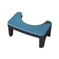 thumbnail image 1 of Blue Toilet Step Stool Squatting Potty Step Stool For Bathroom Folding Design Non Slip Surface Stackable Storage 14.96X8.66X6.69 Inches 1.73Lb, 1 of 7