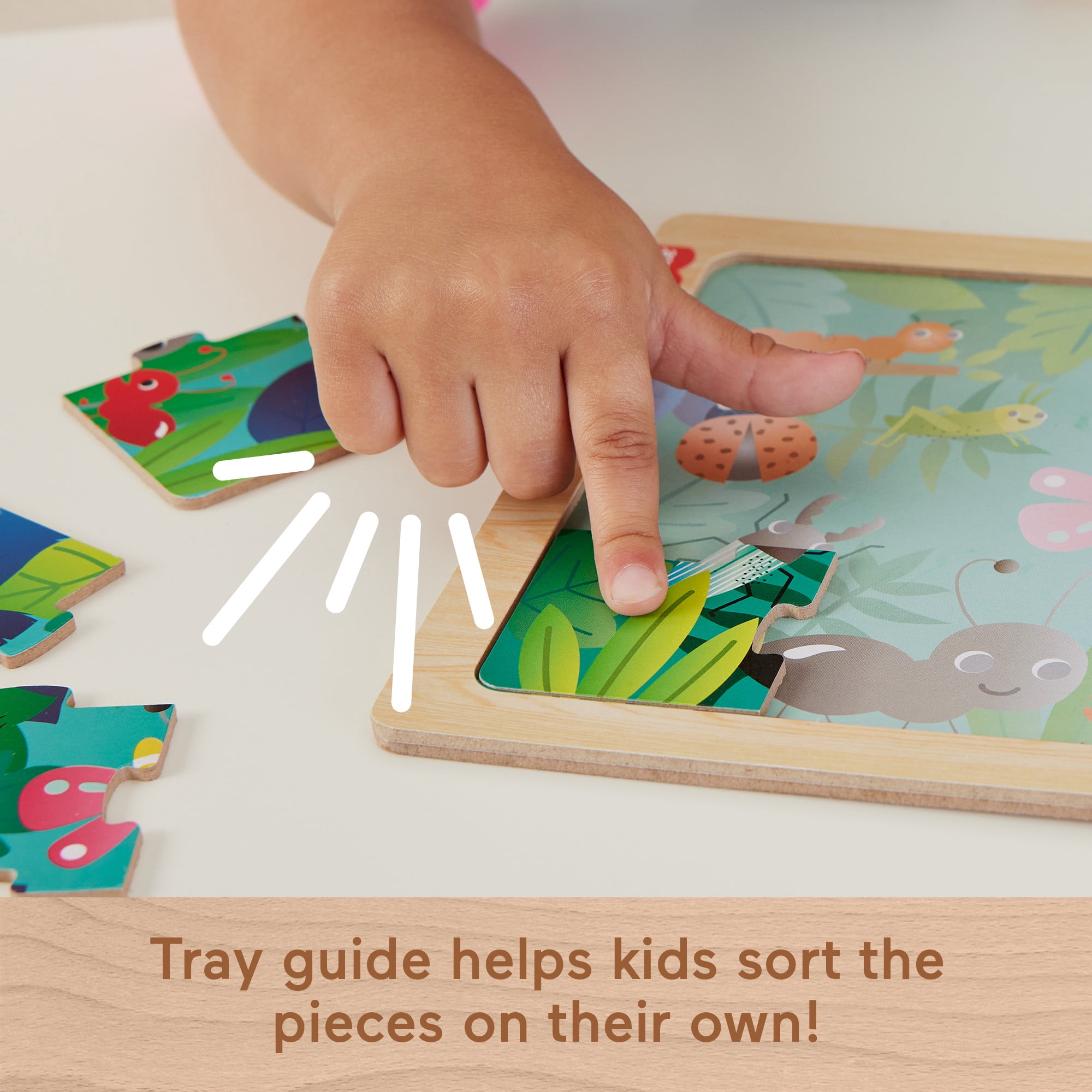 Fisher-Price Puzzle en bois Thème Jungle - Exclusivité Walmart