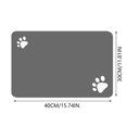 thumbnail image 4 of Pet Feeding Mat Washable And Reusable Cat And Dog Food Mat Training Puppy Water Absorbent Pad Quick Drying And Proof Mat Pottery Chargers Pottery Charger Plates End Table round Dinning Table with 6, 4 of 4