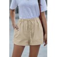 thumbnail image 4 of Women's Khaki Strive Pocketed Tencel Shorts, 4 of 5