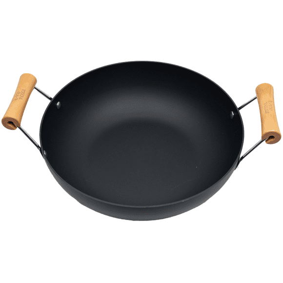 Verka Andoised Iron Wok, 30cm, Without Lid