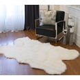 thumbnail image 2 of H-LUXE Gordon Faux Sheepskin Rug, 2 of 4