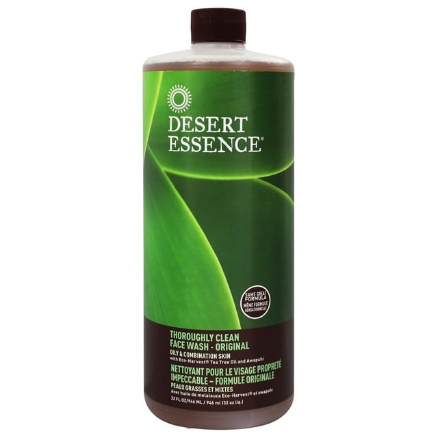 Desert Essence - Thoroughly Clean Face Wash with Pure Australian Tea Tree Oil - 32 fl. oz.