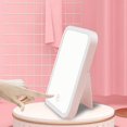 thumbnail image 1 of Makeup Mirror with Lights Travel Vanity Mirror Touchscreen Switch Portable for Cosmetic(Pink), 1 of 5