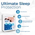 thumbnail image 2 of Hygea Natural Housse de Protection de Matelas Luxueuse contre les Punaises de Lit avec Fermeture Éclair, Literie, Résistante à l'Eau, Grand Lit Simple TG, 2 of 6