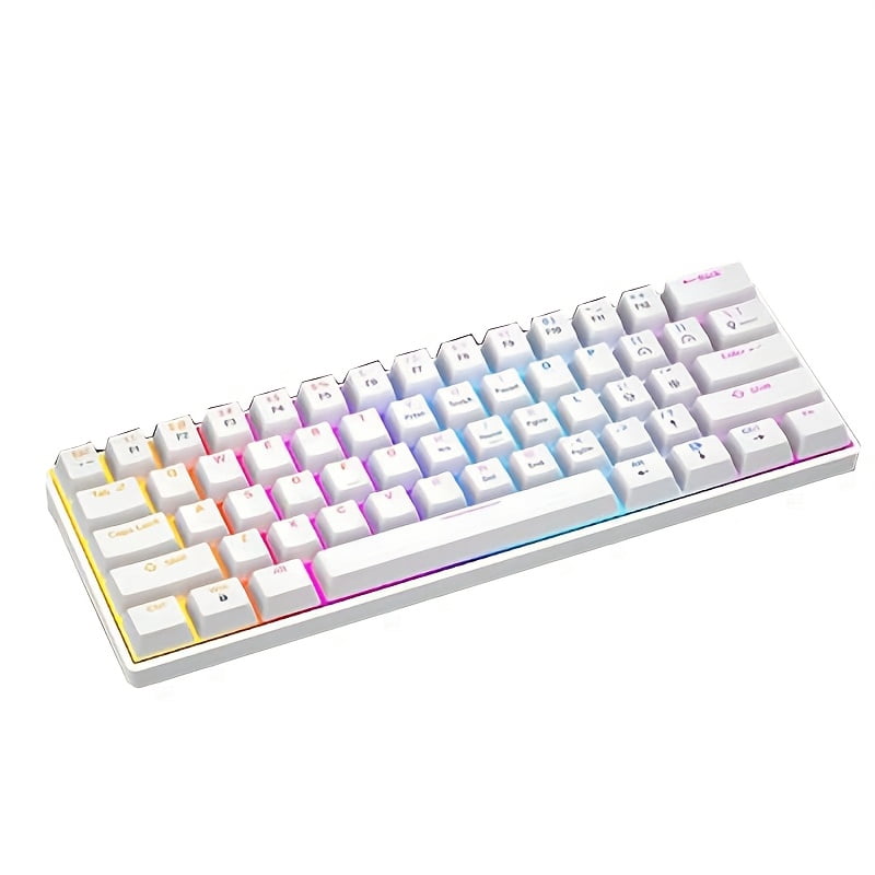 Mechanical Keyboard with Wired Switches, Suitable for Gaming And Office Use, Compatible with Laptops And Desktop Computers