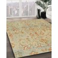 thumbnail image 3 of Ahgly Company Tapis Rectangulaire Abstrait Brun Bronze Lavable en Machine, 2 Pieds x 4 Pieds, 3 of 7