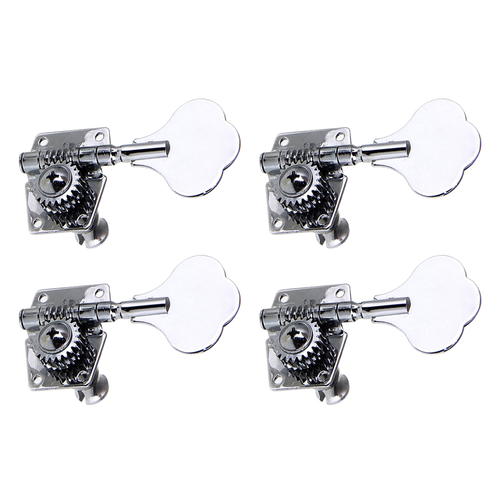 Yeacher 4PCS Right Bass Tuner Peg Compatible for Fender Guitar Tuning Pegs