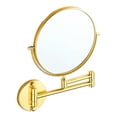 thumbnail image 3 of Cosmetic Mirror with 360  degree Rotatable Joint, Wall Mirror with 3 And 7 Positions Golden, 3 of 8