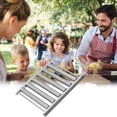 thumbnail image 4 of Dvkptbk bbq Accessoires Grille à Hot-Dogs en Acier Inoxydable Support à Saucisses Grille de Gril Grille de Barbecue pour Hot-Dogs Support à Rouleaux pour Saucisses, 4 of 6