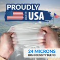 thumbnail image 5 of Reli. 95 Gallon Trash Bags Heavy Duty | 30 Trash Bags | Super Sizeable Clear Garbage For Serious Cleanup, 5 of 5