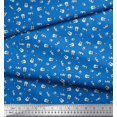 thumbnail image 3 of Soimoi Crepe Silk Fabric Radio Transistor,Guitar & Piano Musical Instrument Print Fabric by The Yard 42 Inch Wide, 3 of 3