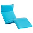 thumbnail image 1 of vidaXL Foldable Sunlounger Oxford Fabric Blue, 1 of 5