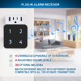 thumbnail image 3 of 1/2Mile Solar Driveway Alarm System-Up to 70FT Wide Sensor Range 3 Adjustable Sensitivities-Fully Weatherproof Outdoor Motion Sensor&Detector DIY Security Alert System, 3 of 6