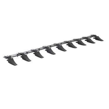 VEVOR Barre de Dentition de Seau, 72 Pieds', Barre de Dentition de Seau de Tracteur Robuste à 9 Dents pour Chargeur de Tracteur Skidsteer, Capacité de Charge de 4560 lbs, Conception à Boulon, pour une Excavation de Sol Efficace et Protection de Seau