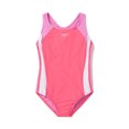 thumbnail image 1 of Speedo Girls Infinity Splice One Piece Thick Strap Swimsuit - Coral Paradise, Size: 10, 1 of 2