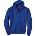 thumbnail image 5 of Hanes Mens ComfortBlend EcoSmart Full Zip Hoodie, L, Deep Royal, 5 of 5