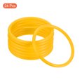 thumbnail image 3 of Unique Bargains 8.5cm Plastic Carnival Ringtoss Rings Hoop Party Favor Game, Yellow 24 Pack, 3 of 5
