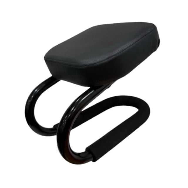 kowaku Kneeling Meditation Stool Prayer Stool Lightweight with Non Slip Pad Comfortable black