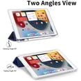 thumbnail image 2 of Compatible for iPad Mini 6 Case, iPad Case with Pencil Holder, Soft TPU Translucent Frosted Back Auto Wake/Sleep Smart Cover Cases (Navy), 2 of 9