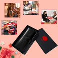 thumbnail image 2 of Wallet Leather Ladies Protection Ladies Wallet Large Many Compartments, Wallets Women Large Leather With Many Card Slots And Zipper Gold Purses Ladies Long Xxl (Black), 2 of 7