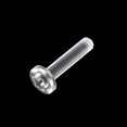 thumbnail image 5 of Unique Bargains M4x16mm Plastic Phillips Bolts PC Pan Head Machine Screws Transparent 50 Pack, 5 of 5