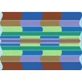 thumbnail image 1 of Ahgly Company Machine Washable Indoor Rectangle Transitional Viola Purple Area Rugs, 5' x 7', 1 of 7