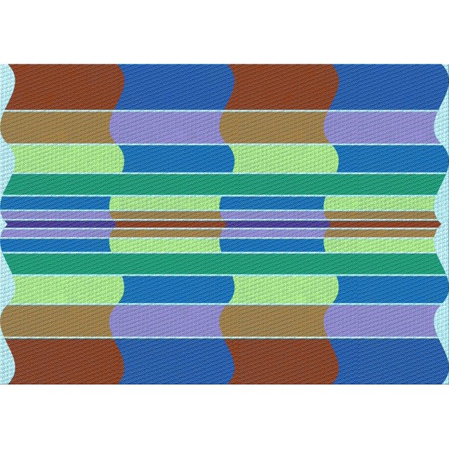 Ahgly Company Machine Washable Indoor Rectangle Transitional Viola Purple Area Rugs, 5' x 7'