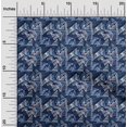 thumbnail image 2 of oneOone Velvet Blue Fabric Abstracts Fabric For Sewing Printed Craft Fabric By The Yard 58 Inch Wide, 2 of 5