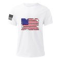 thumbnail image 3 of Birdeem Chemises pour Hommes Col Rond Imprimé Décontracté Manches Courtes T-Shirt Blouse, 3 of 9