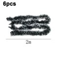 thumbnail image 2 of Shimmering 6-Pack Decor for Festive Trees & Parties 12m Tinsel Christmas Garland, 2 of 5