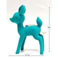 thumbnail image 2 of Bijoux Vintage Cerf 4.5 pouces-Bleu, 2 of 3