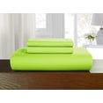 thumbnail image 4 of 3-Piece Duvet Cover Set, 1800 Thread Count, Button Closure, Solid Color - Cooling, Breathable Material- Wrinkle, Fade, Stain Resistant, Full/Queen, Lime, 4 of 5