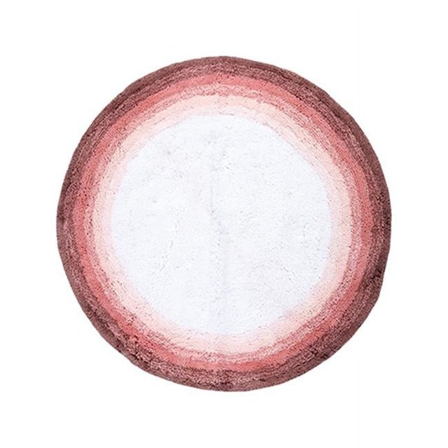 Better Trends BATO30RRO Better Trends Torrent Collection 100% Cotton 30' Round Bath Rug in Rose