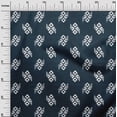thumbnail image 2 of oneOone Polyester Lycra Fabric Geometric Kasuri Print Fabric BTY 56 Inch Wide, 2 of 4