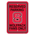 thumbnail image 1 of North Carolina State Wolfpack 12" X 18" Plastic Parking Sign, 1 of 2