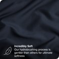 thumbnail image 3 of Bare Home Body Pillowcase - Zipper Closure - Ultra Soft - Double Brushed - Midnight Blue, 3 of 7