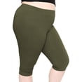 thumbnail image 1 of Stretch Is Comfort Women's Plus Size Knee Length Leggings| Adult X-Large - 7x, 1 of 5