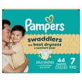 thumbnail image 3 of Couches Pampers Swaddlers, taille 7, 44 unités, 3 of 29