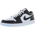 thumbnail image 1 of Nike Chaussures de Course Air Jordan 1 Low Blanches/noires pour Hommes, 1 of 4