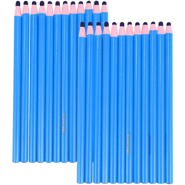 24Pcs Wax Marker Pens Portable Crayon Pencils Grease Pencils Drawing Pencils
