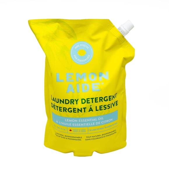 Lemon Aide, Détergent à Lessive Citron, 1.5L