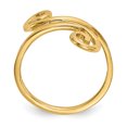 thumbnail image 2 of Bague d'Orteil à Spirale en Or Jaune 14 K, 2 of 4