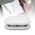 thumbnail image 4 of 3 Hole Puncher, Manual Hole Punching Machine Handheld DIY Paper Punch for Home Office Dorm, 4 of 7