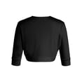 thumbnail image 4 of Gupgi Boléro Cardigan pour Femmes à devant Ouvert, Couleur Unie, Veste Boléro, Manteau Court, 4 of 7