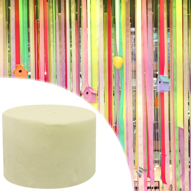 Feltree Crepe Paper Streamer Roll 8 Inch Wide x 82 Feet Long for DIY Crafts, Party Decorations, Flame Resistant and Colorfast